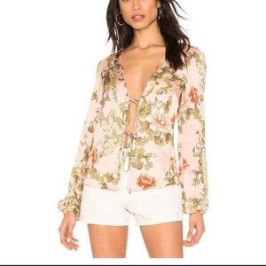 Majorelle Revolve Coco Tie Top